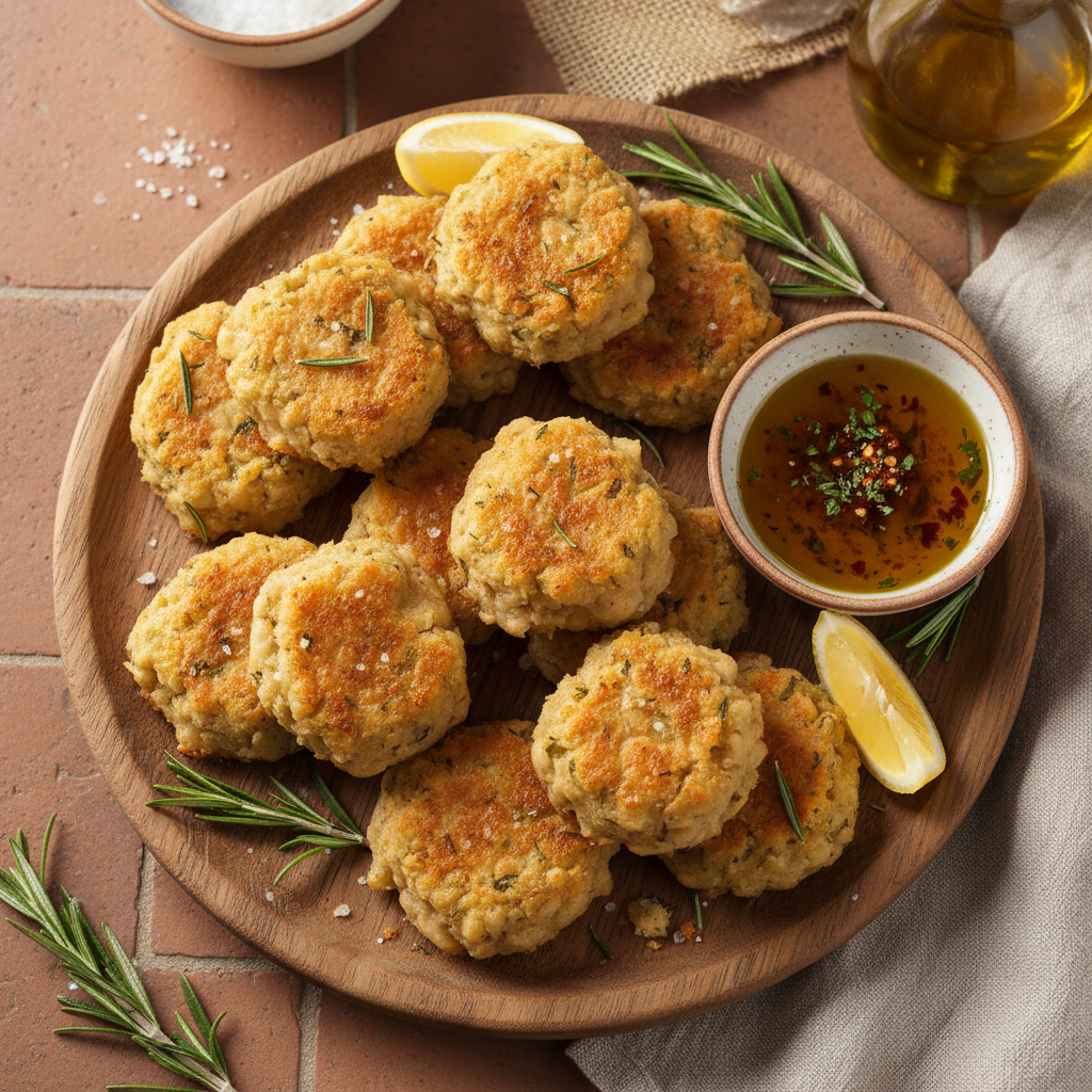 Baked White Bean Rosemary Bites