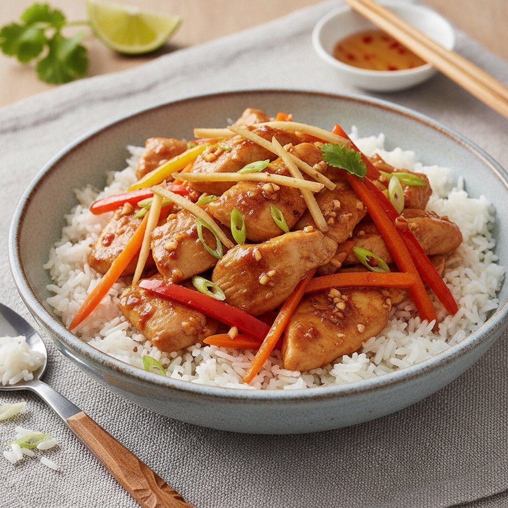 Ginger Chicken Stir Fry
