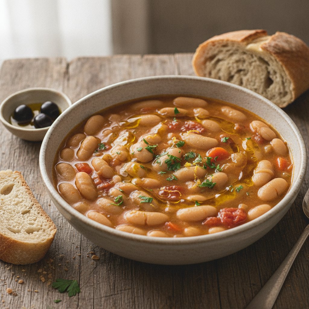 White Bean Stew with Olive Oil