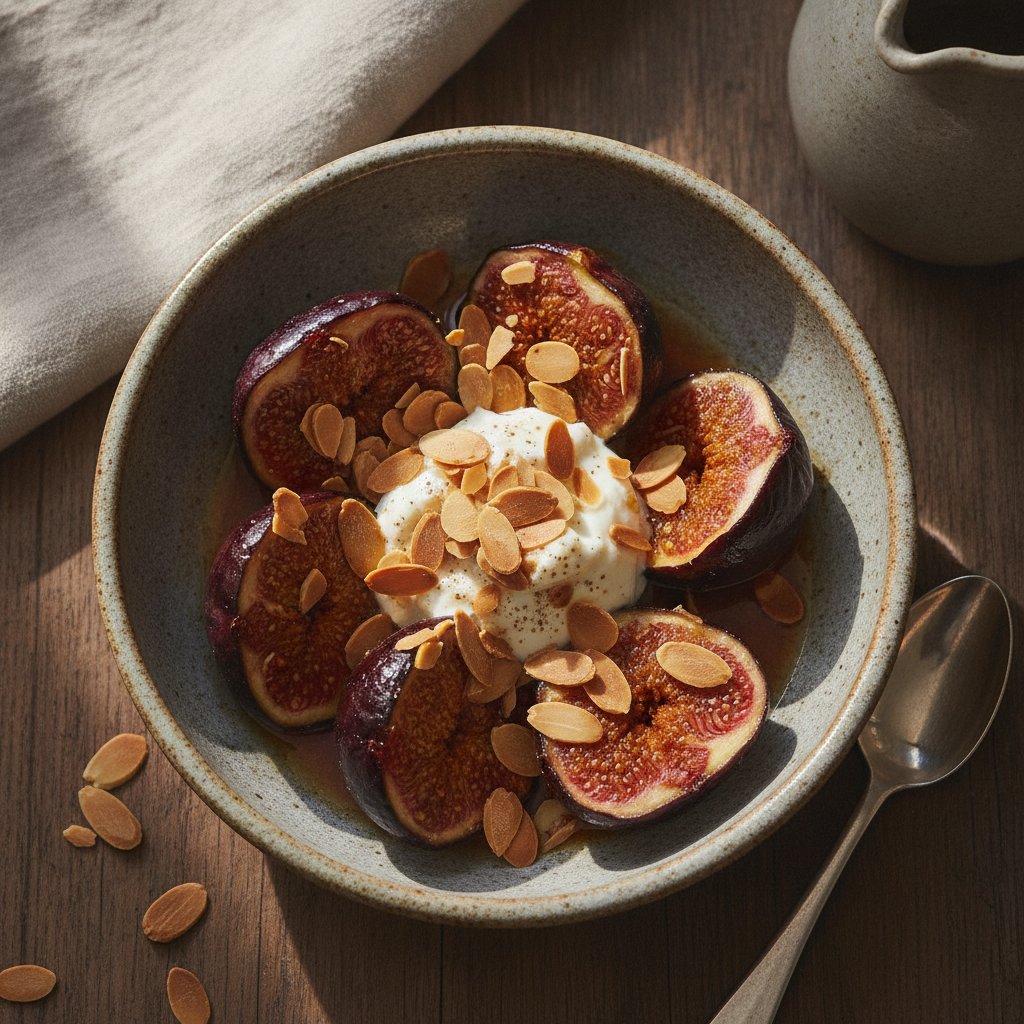 Baked Figs with Almonds