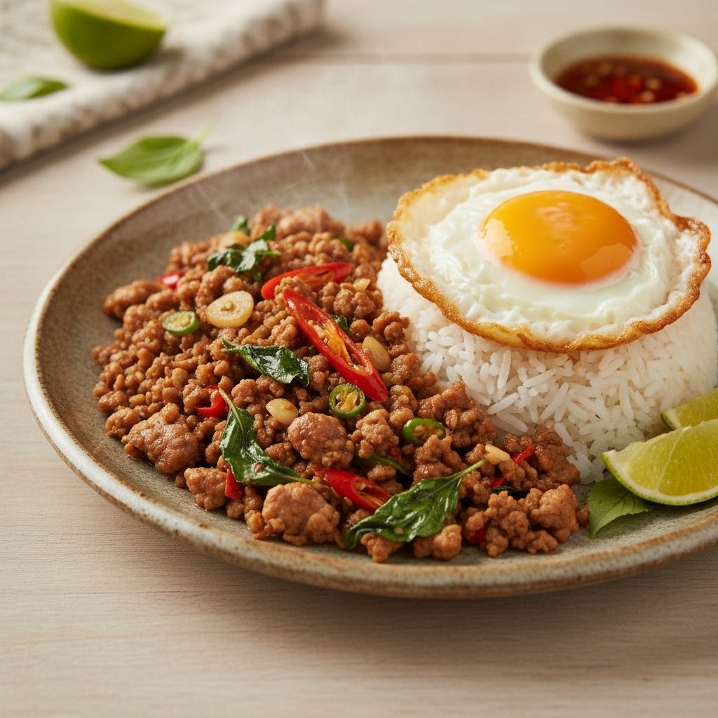 Basil Pork Stir-Fry