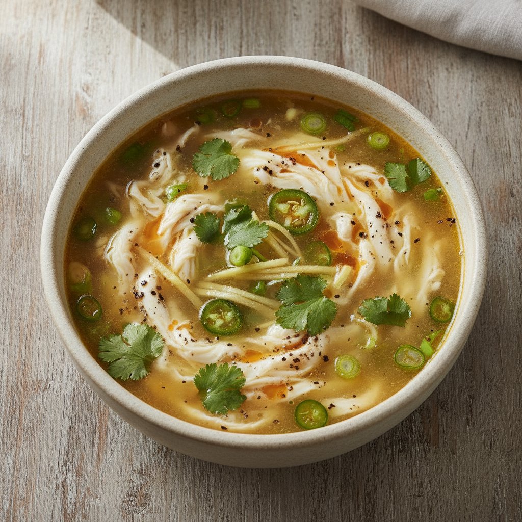 Egg Drop Pepper Soup