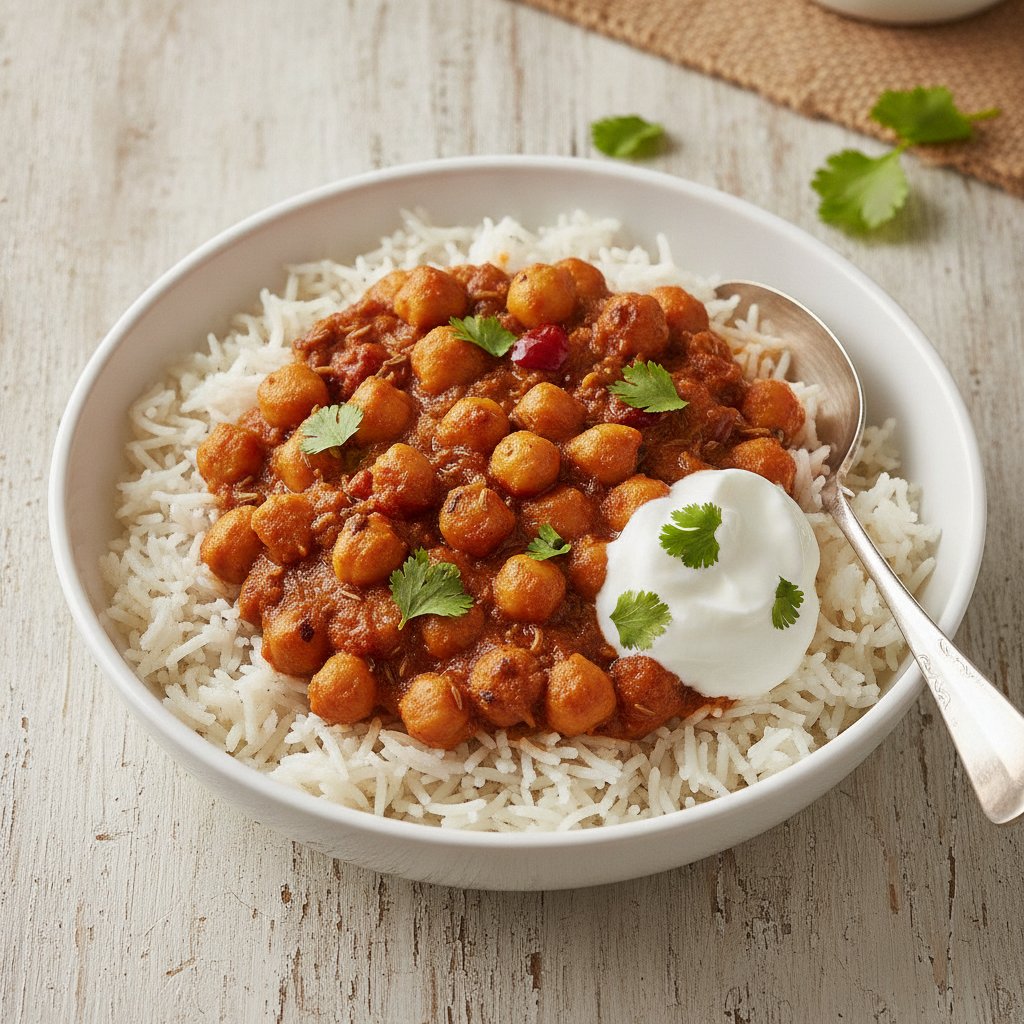 Spiced Chickpea Bowl (Low-Chol)