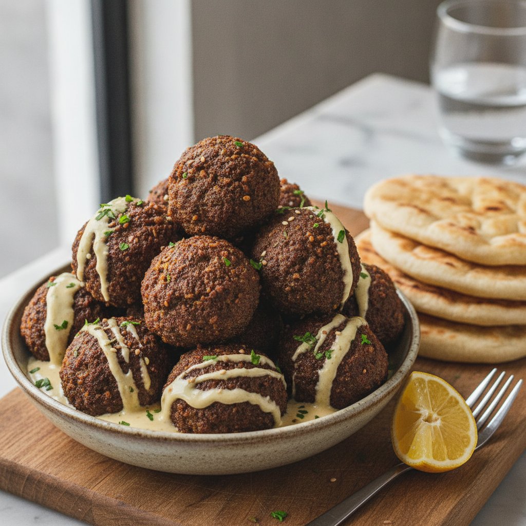 Crispy Fried Ground Meat Balls