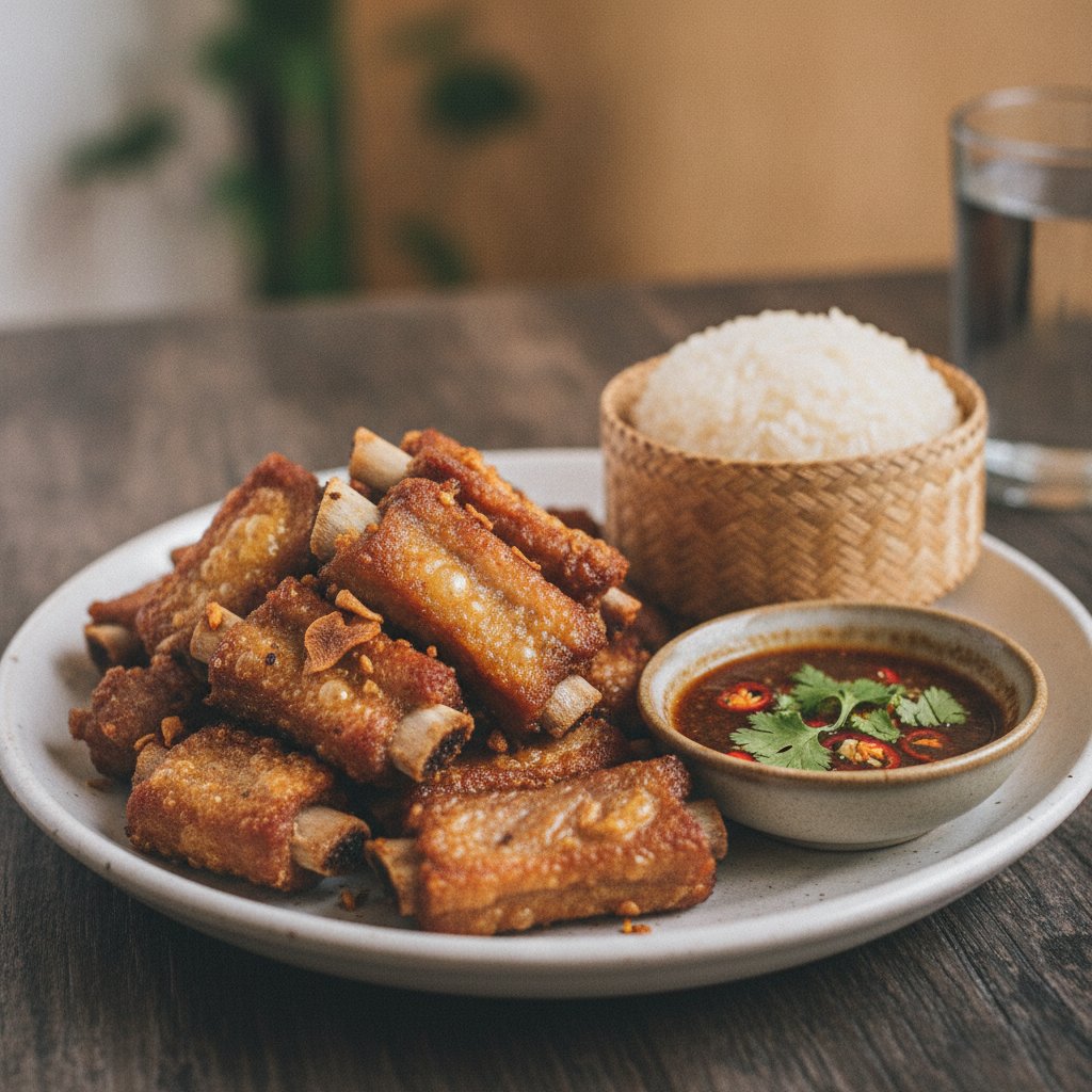 Fried Pork Spare Ribs