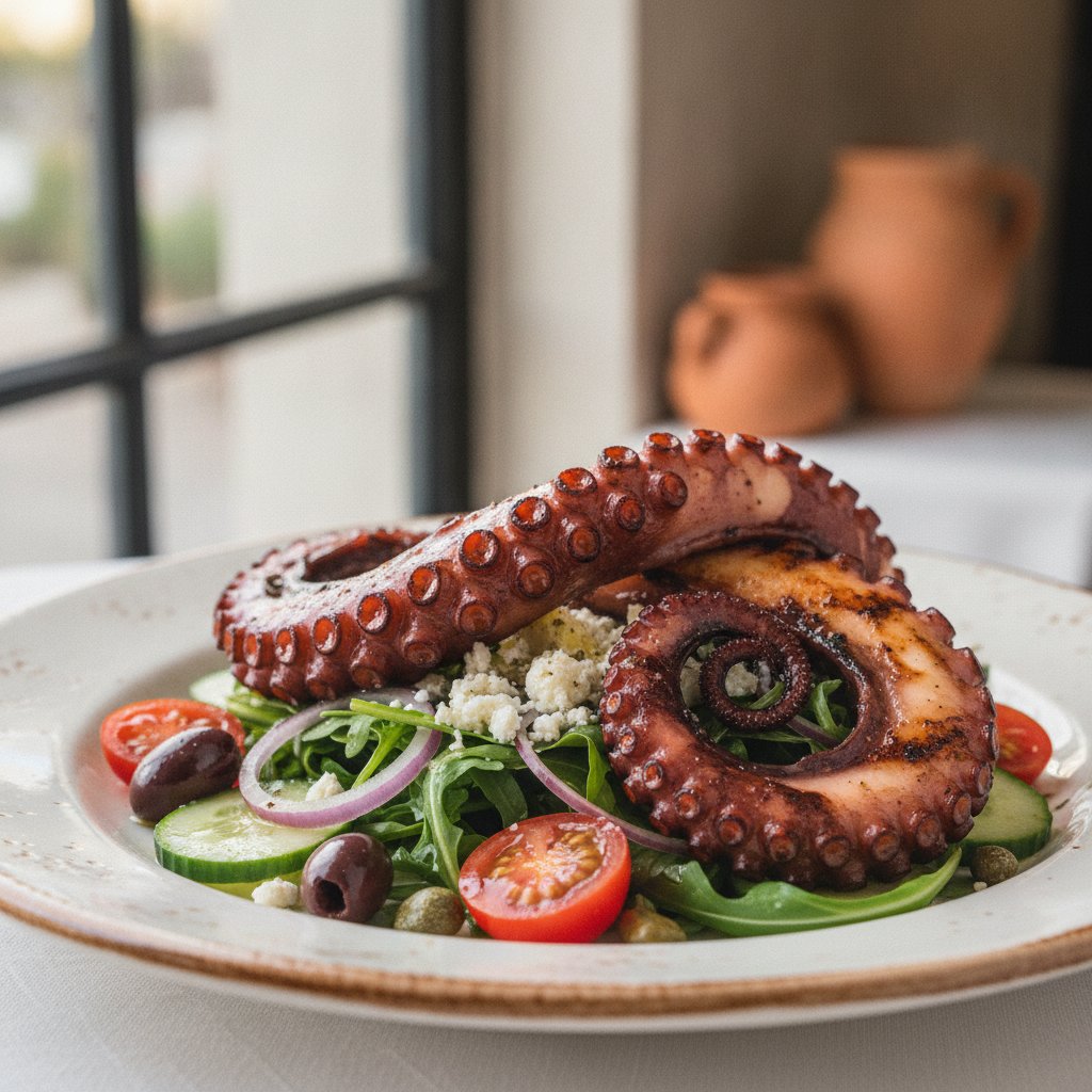 Grilled Octopus Salad (Keto)