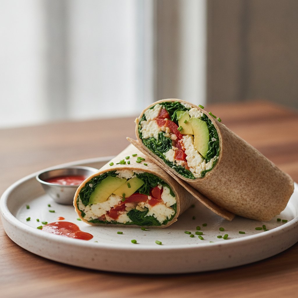 Californian Egg White Veggie Wrap (High-Protein)