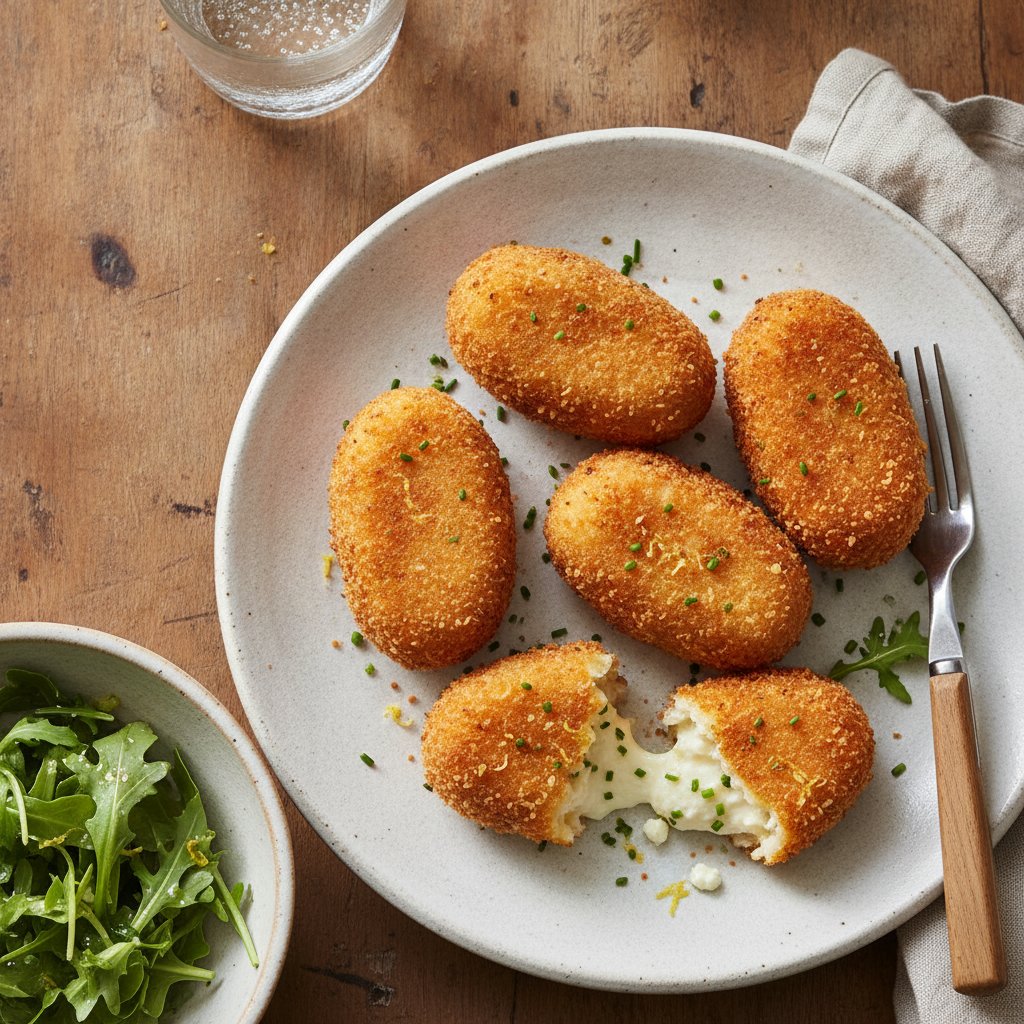 Fried Cheese Croquettes (Low-Calorie)