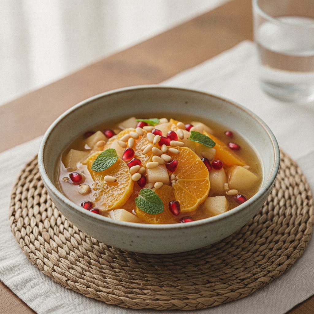Yuja-cha Fruit Compote Bowl