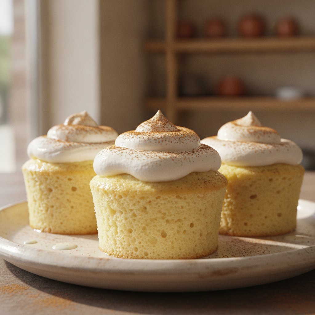 Mexican Tres Leches Cupcakes