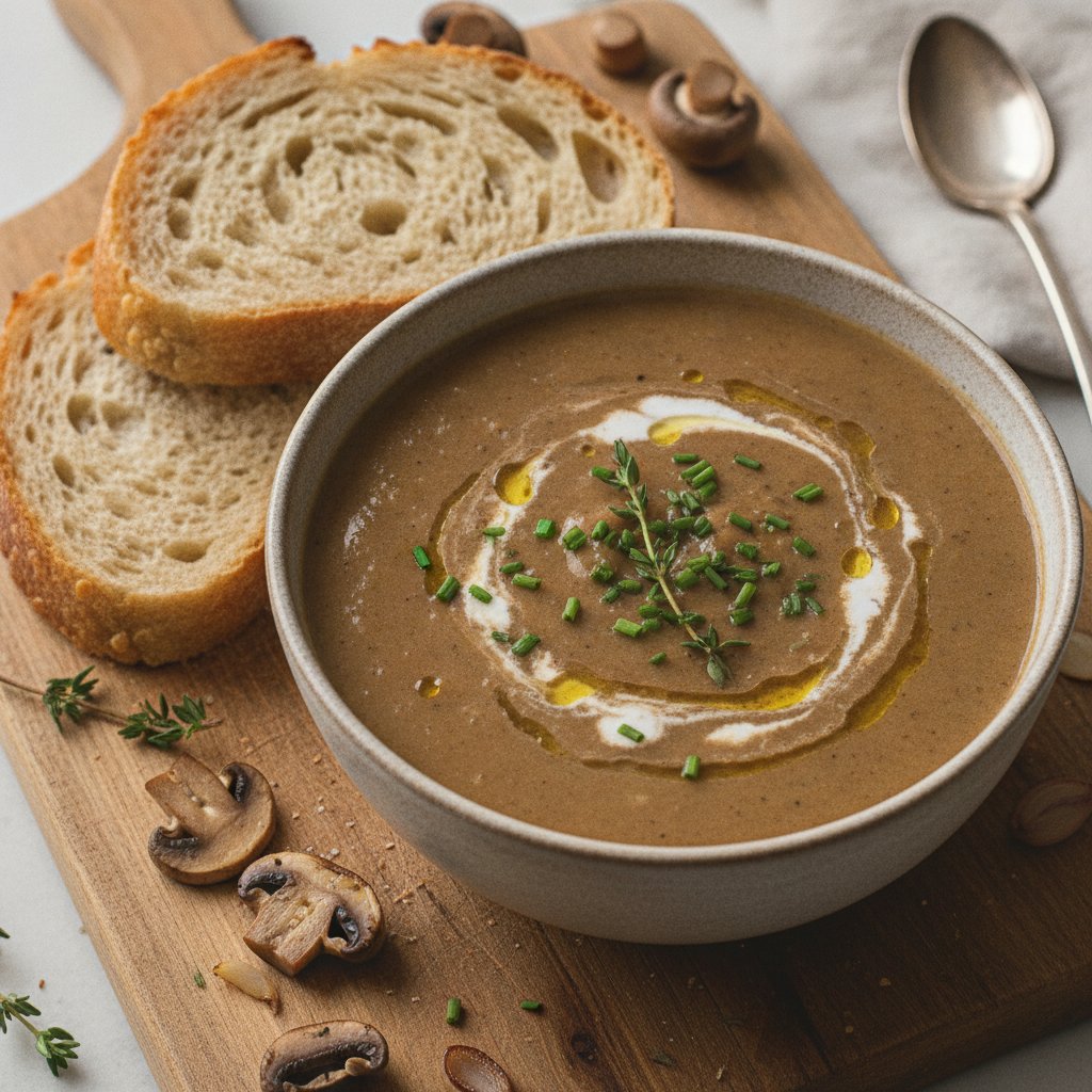 Creamy Mushroom Soup (Dairy-Free)