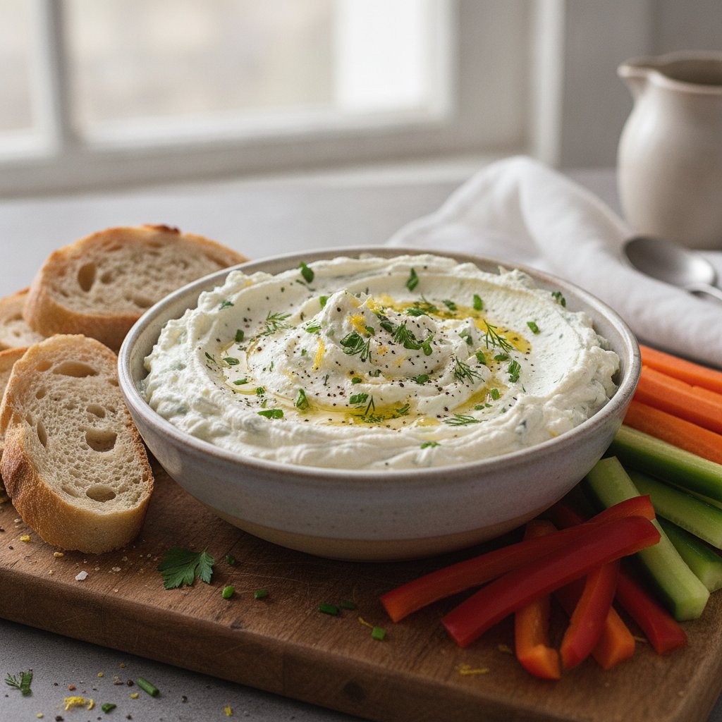 Soft Cheese and Herb Dip