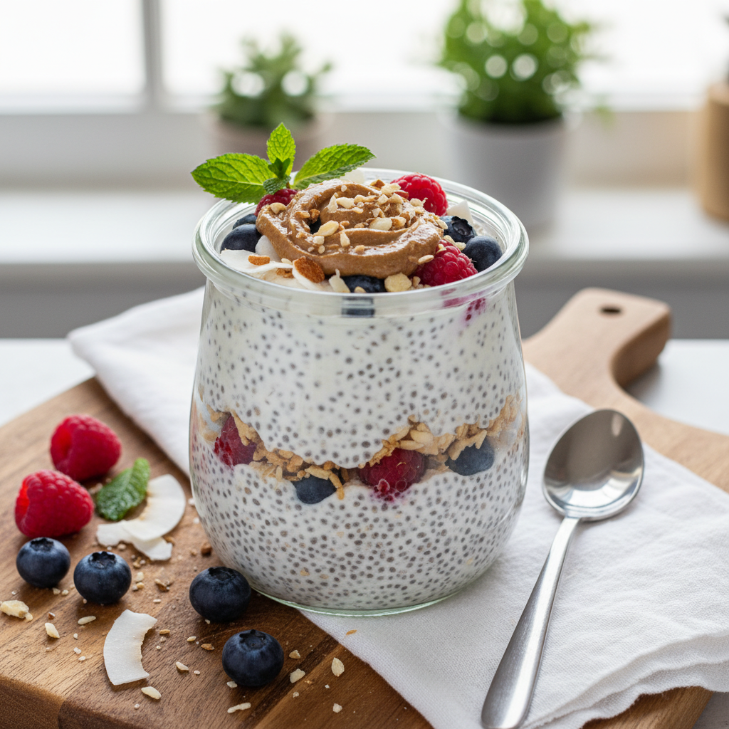 Whole30 Booster Coconut Chia Seed Pudding