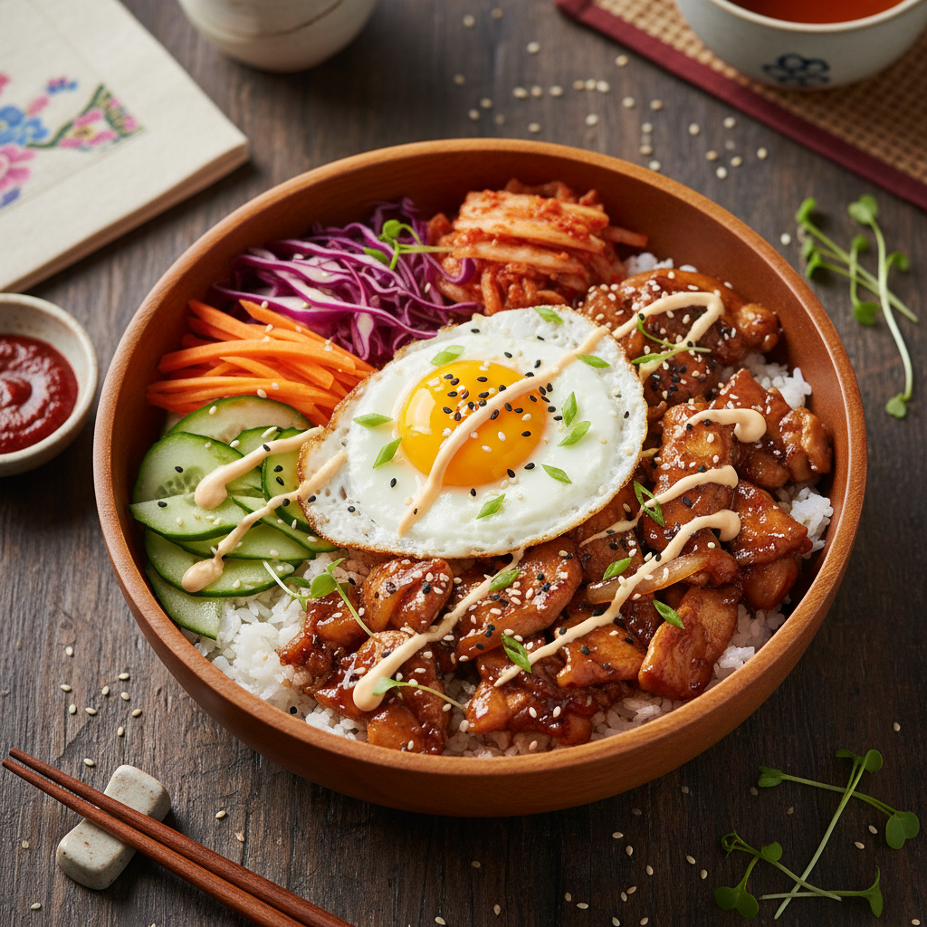 Quick Chicken Bulgogi Lunch Bowl