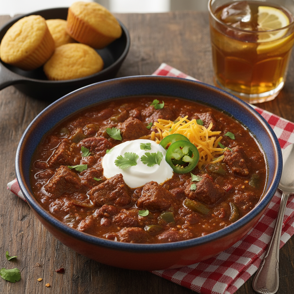 Texas Chili Con Carne Bowl
