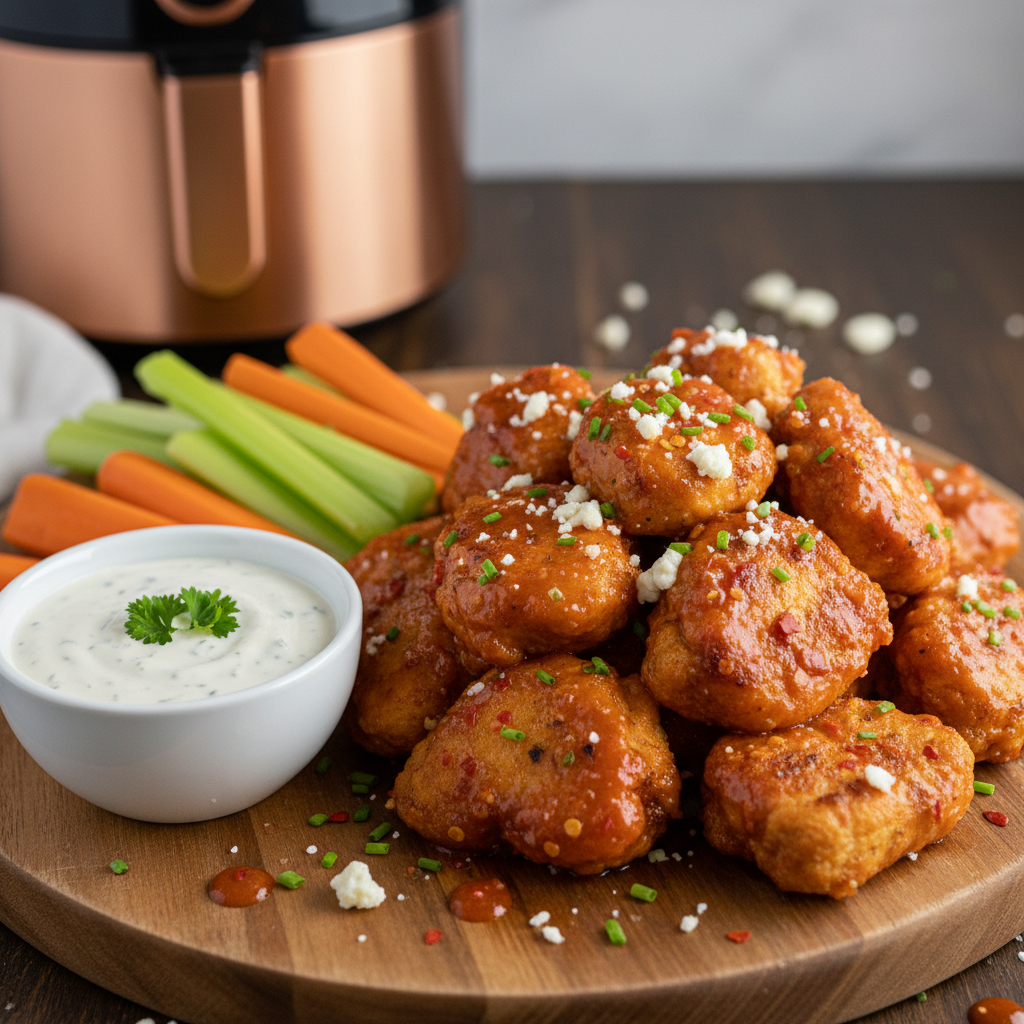 Air Fryer Buffalo Chicken Bites