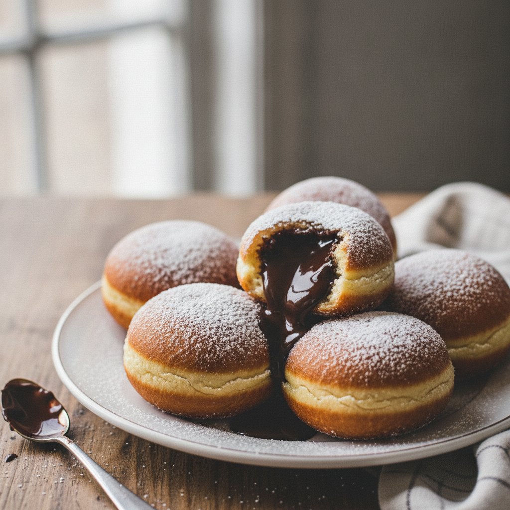 Chocolate Filled Fried Dough