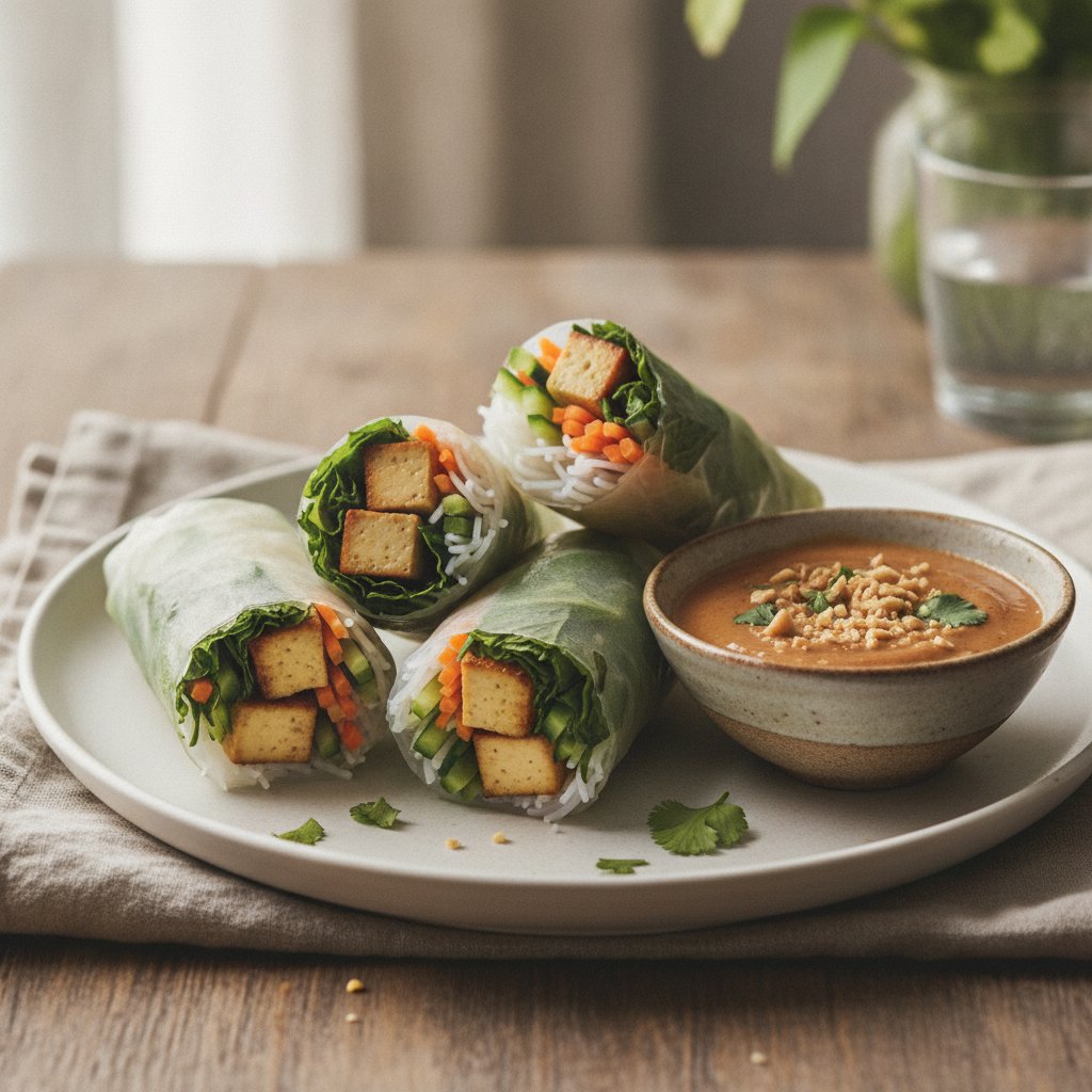Vegetarian Fresh Spring Rolls
