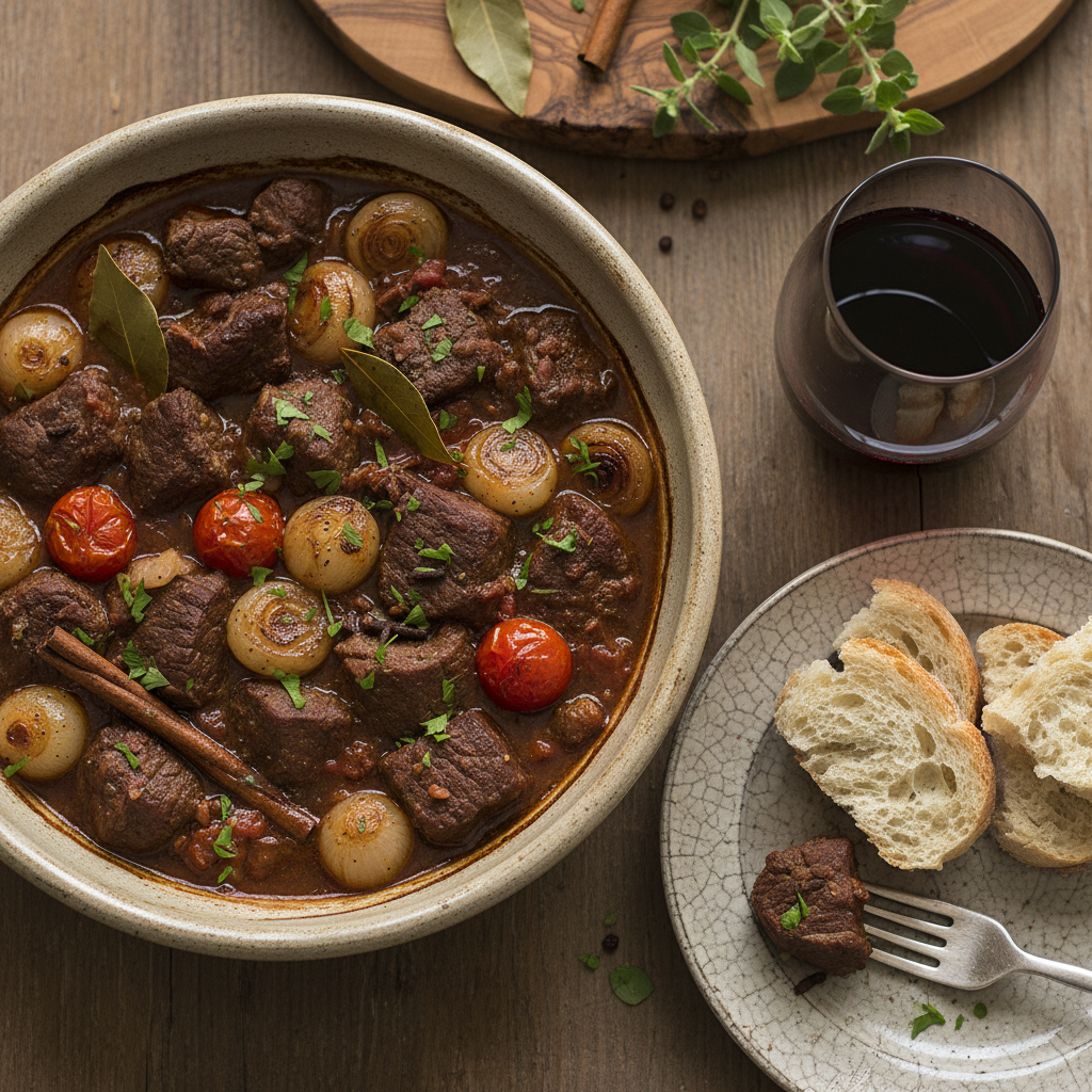 Beef Stifado