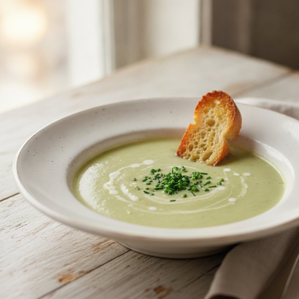Cold Leek and Potato Soup