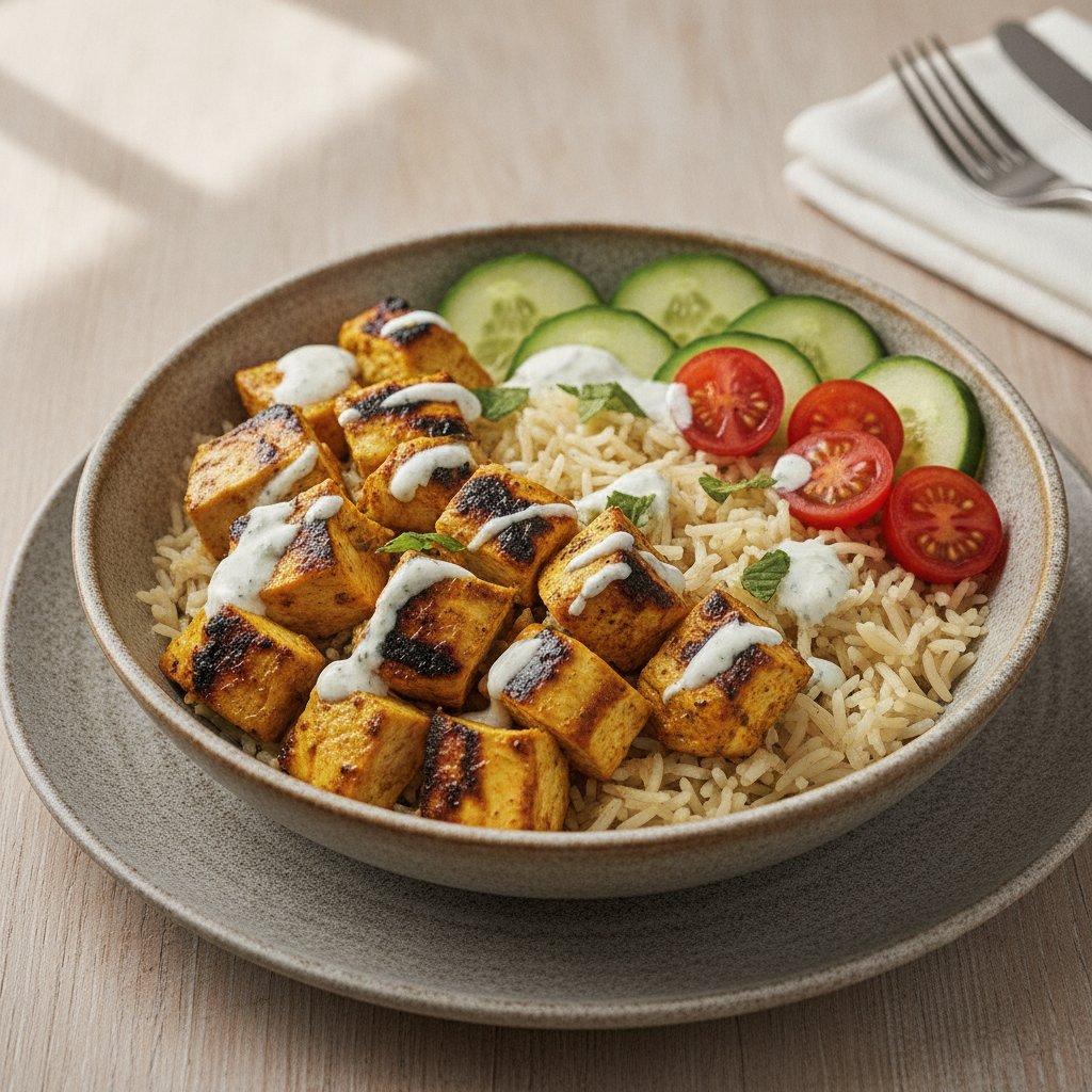 Grilled Chicken Rice Bowl (Low-Calorie)