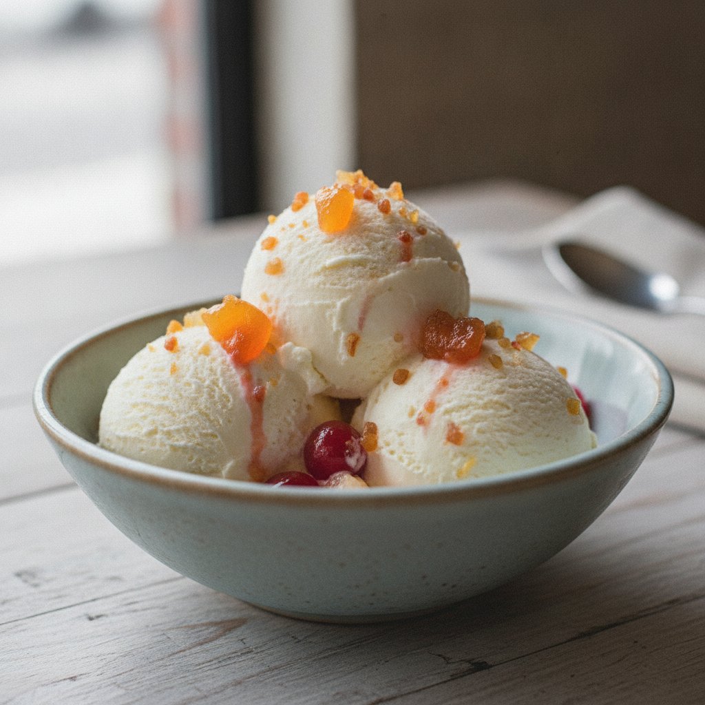 Candied Fruit Ice Cream