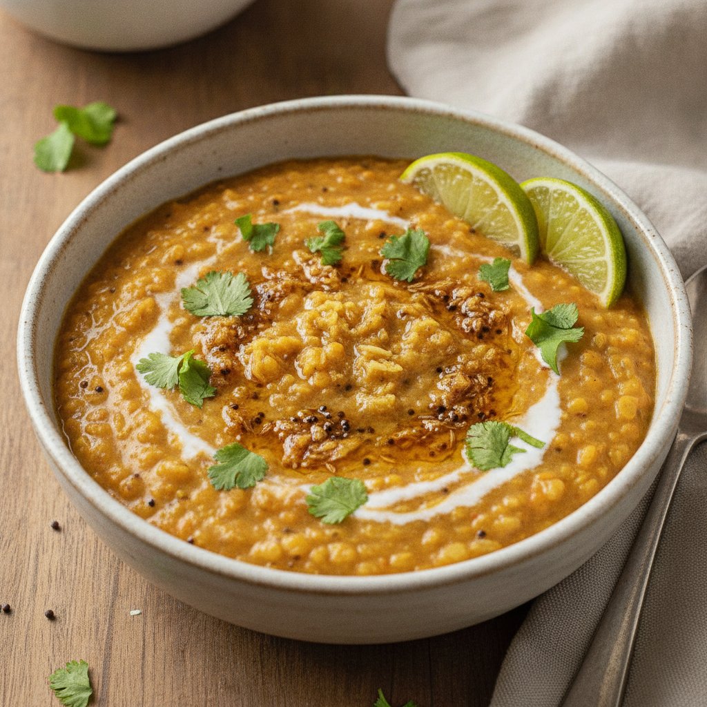 Lentil and Rice Porridge (Dairy-Free)