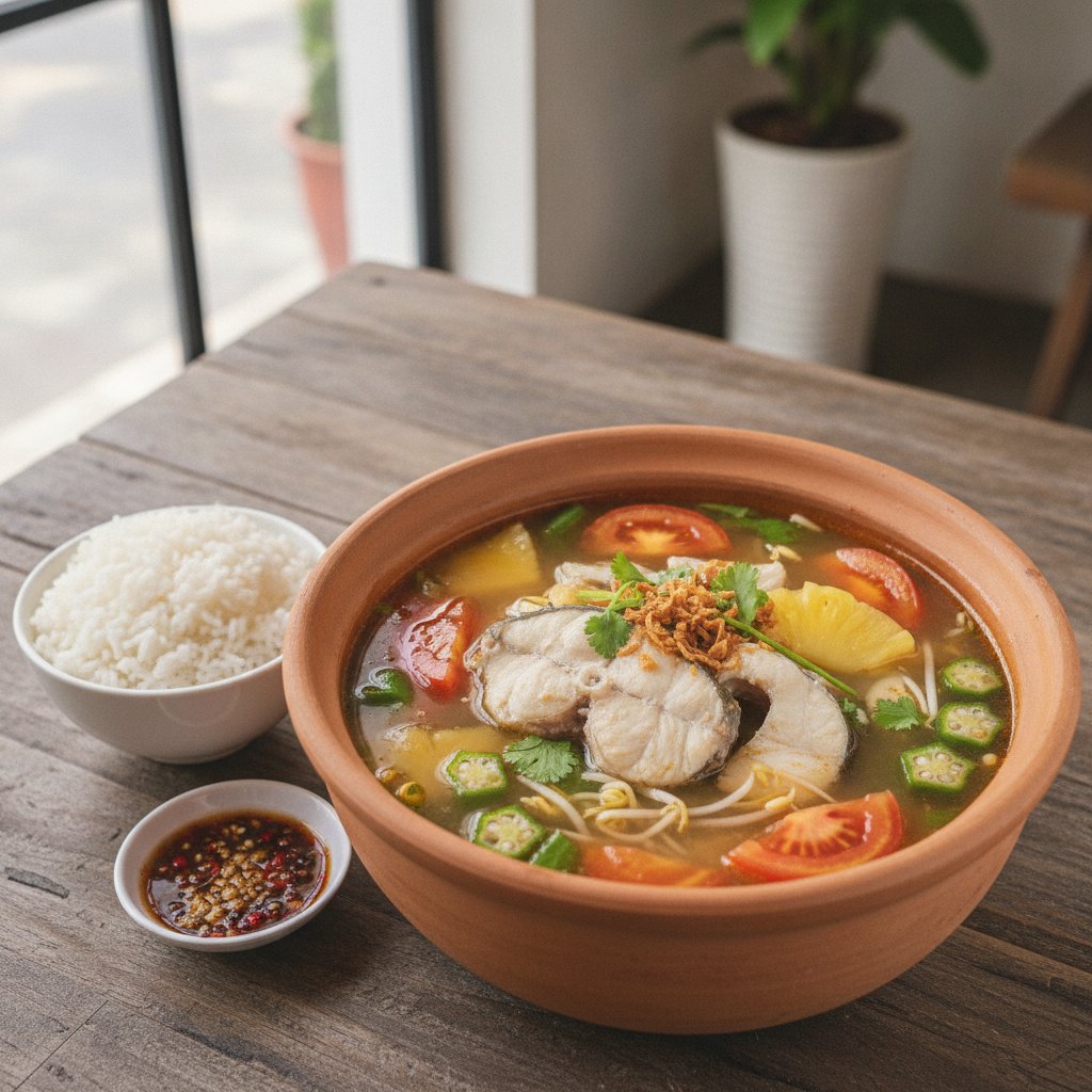 Sour Fish Soup (Low-Calorie)