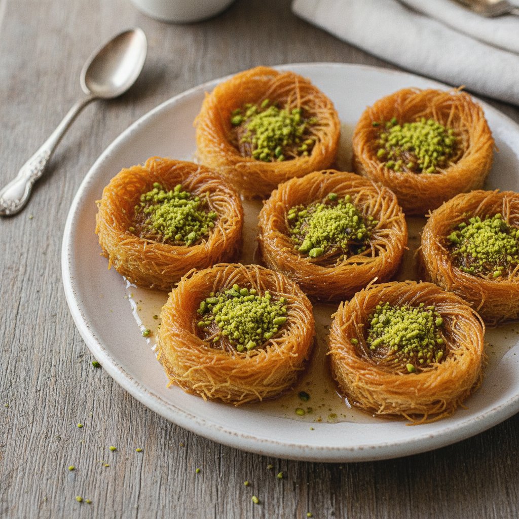 Crispy Shredded Dough Nests
