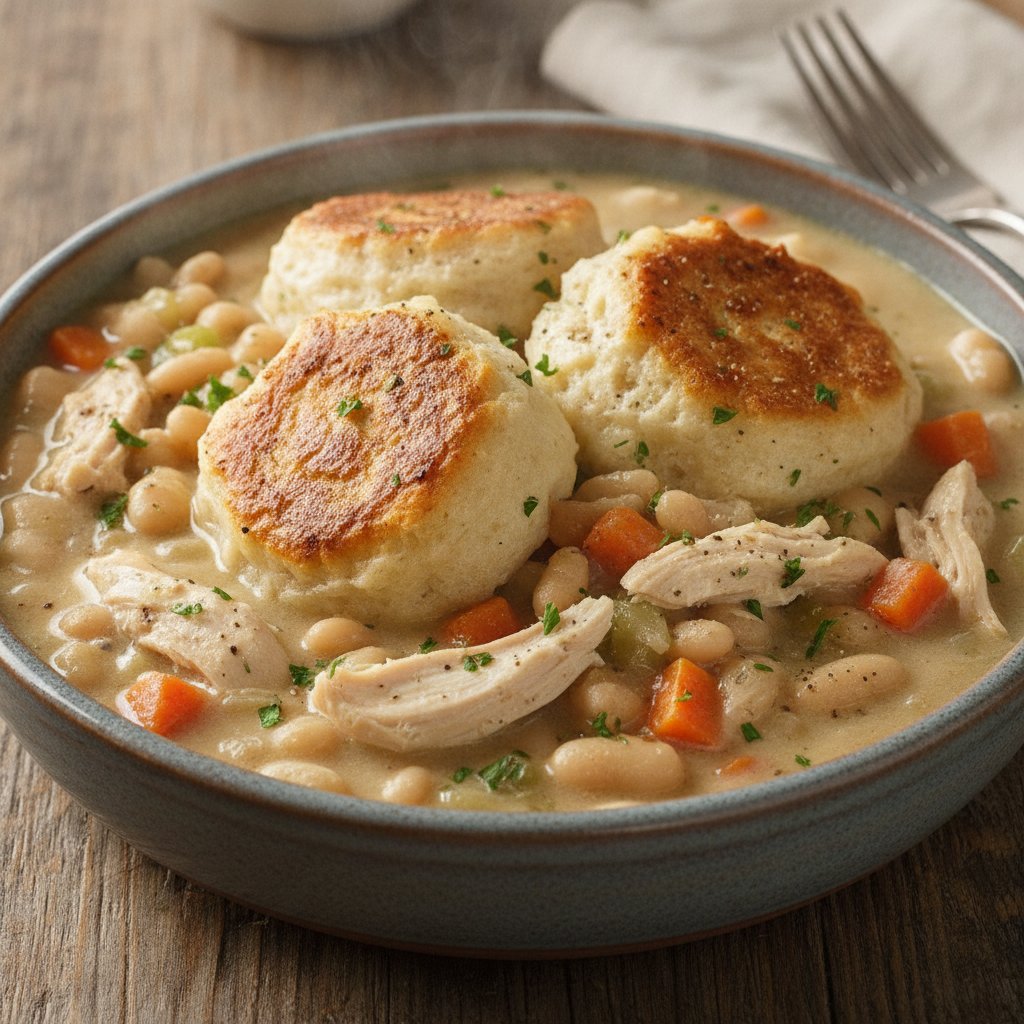 Chicken and Dumplings (High-Protein)