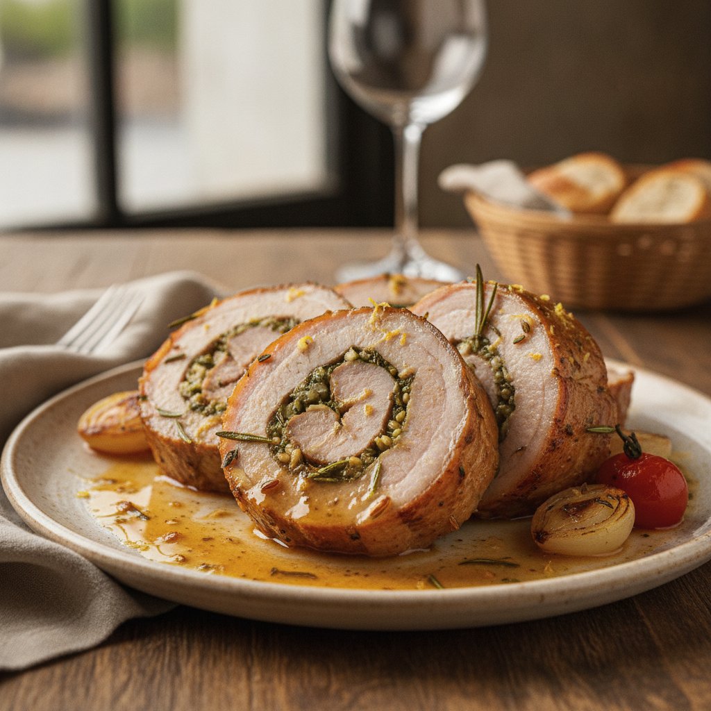 Rolled Seasoned Pork Roast