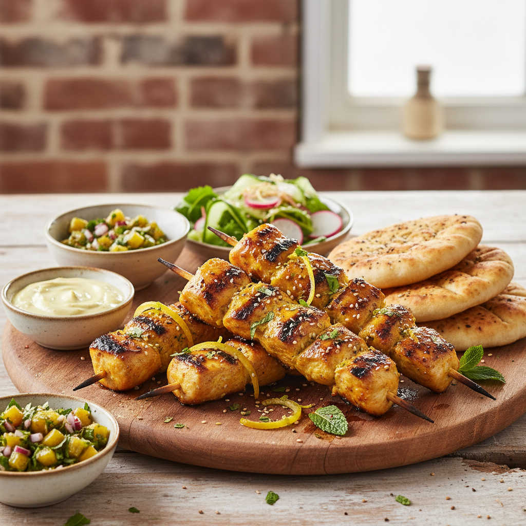 Citrus-Marinated Grilled Chicken Skewers