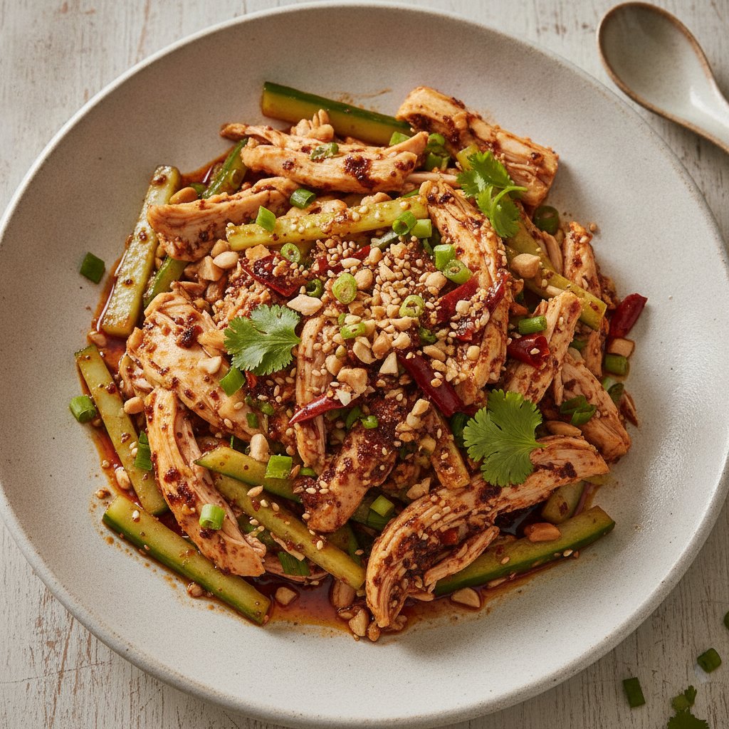 Spicy Numbing Chicken Salad