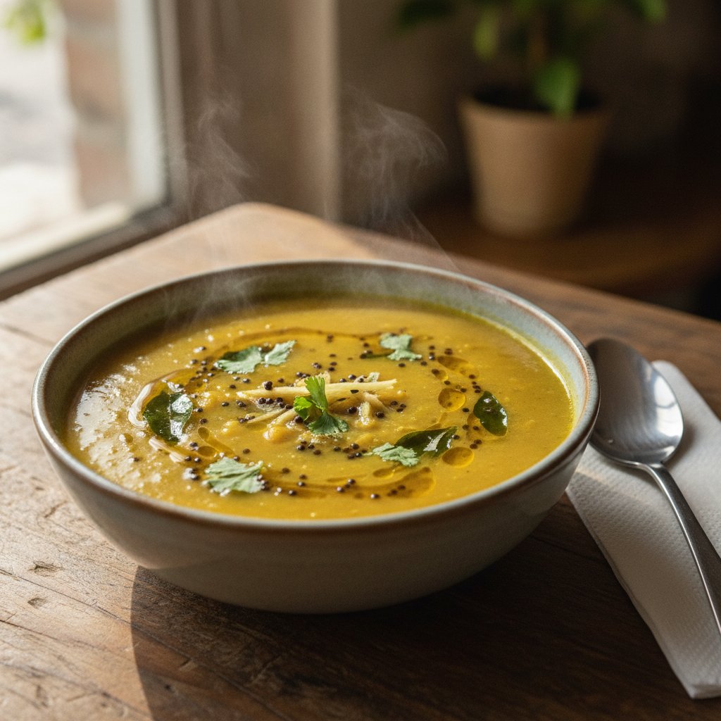 Green Gram Lentil Soup (Low-Chol)