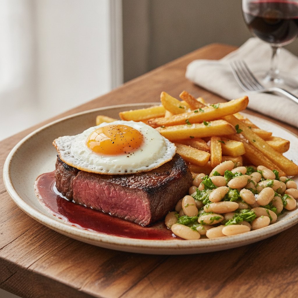 Steak with Fried Potatoes (High-Protein)