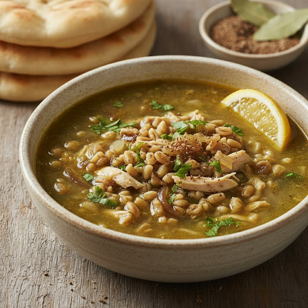 Green Wheat Soup