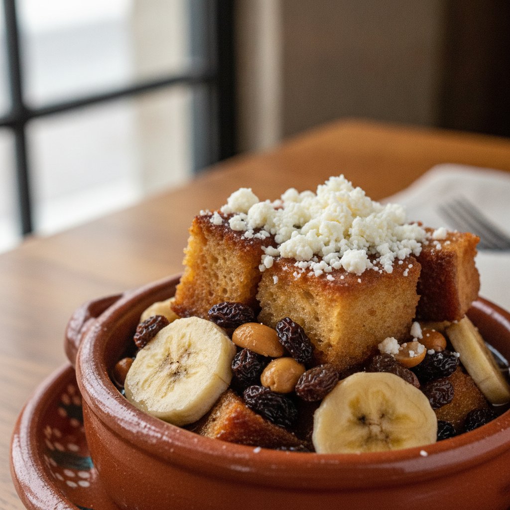 Mexican Bread Pudding (Capirotada)