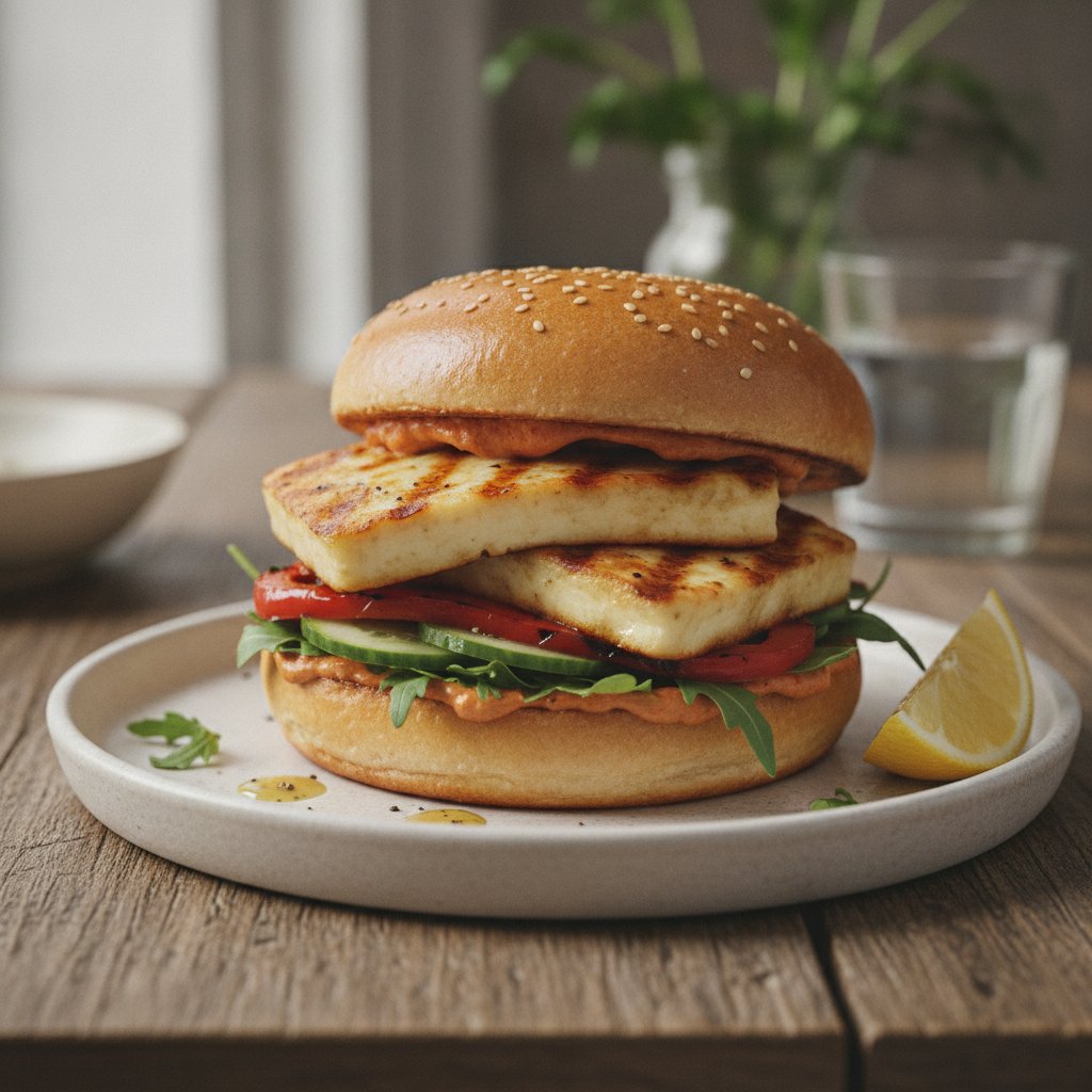 Halloumi Burger