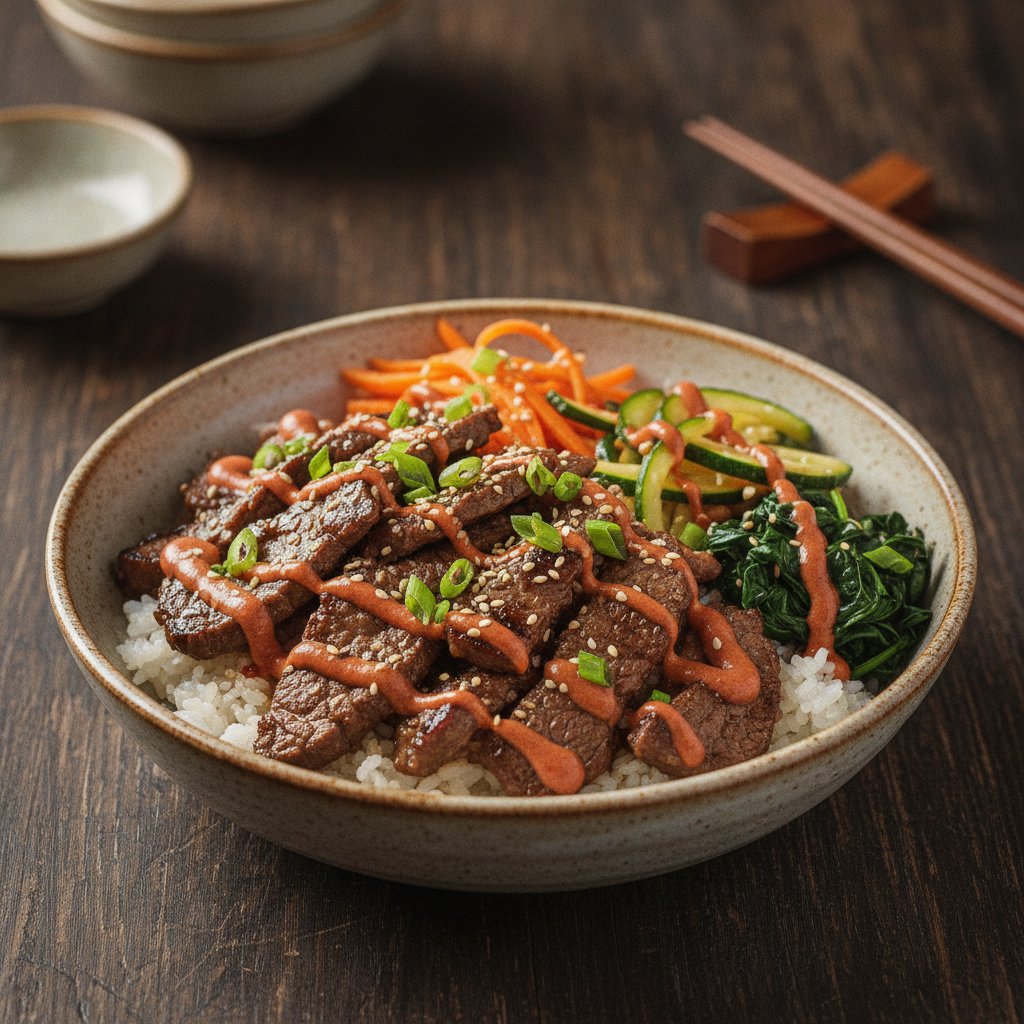 Marinated Beef Rice Bowl (Dairy-Free)