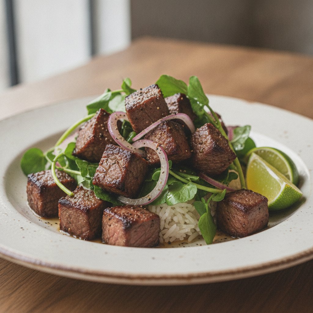 Shaking Beef Cubes