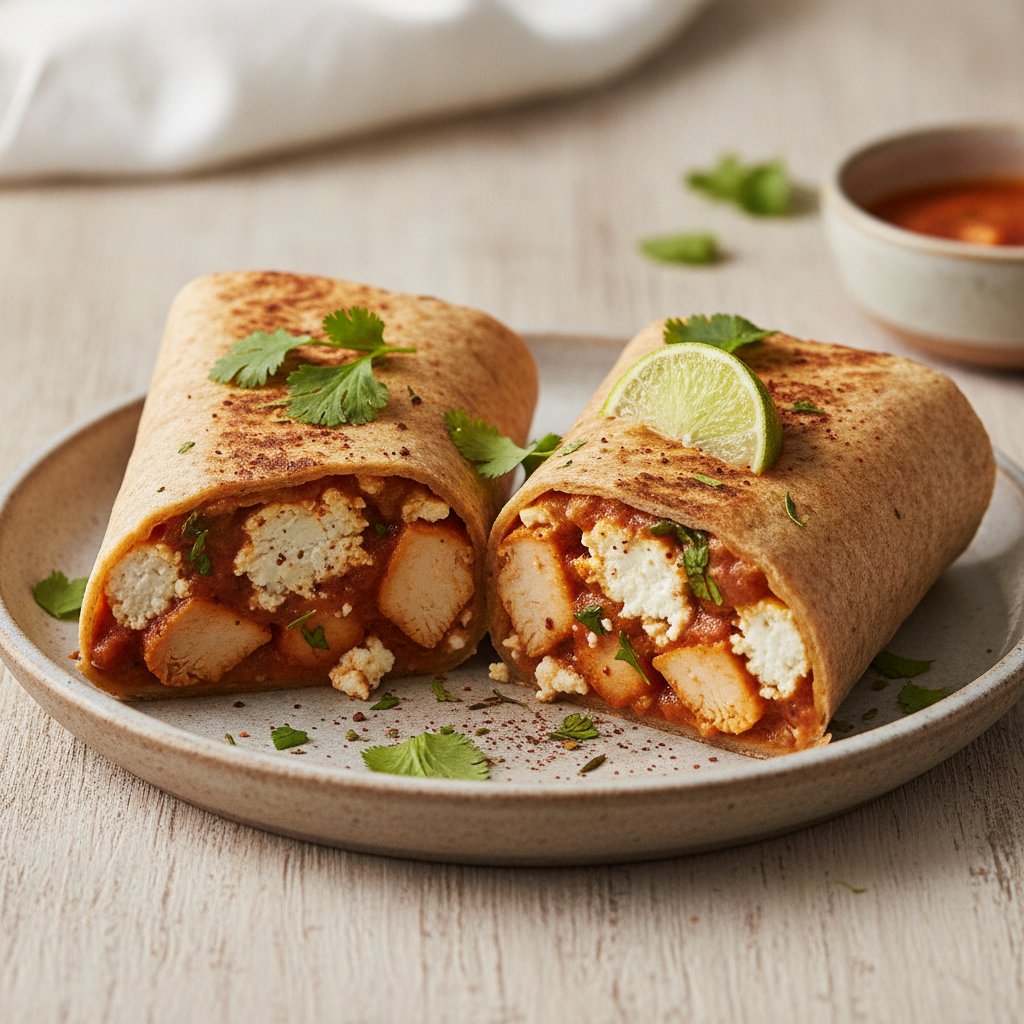 Butter Chicken Wrap (High-Protein)