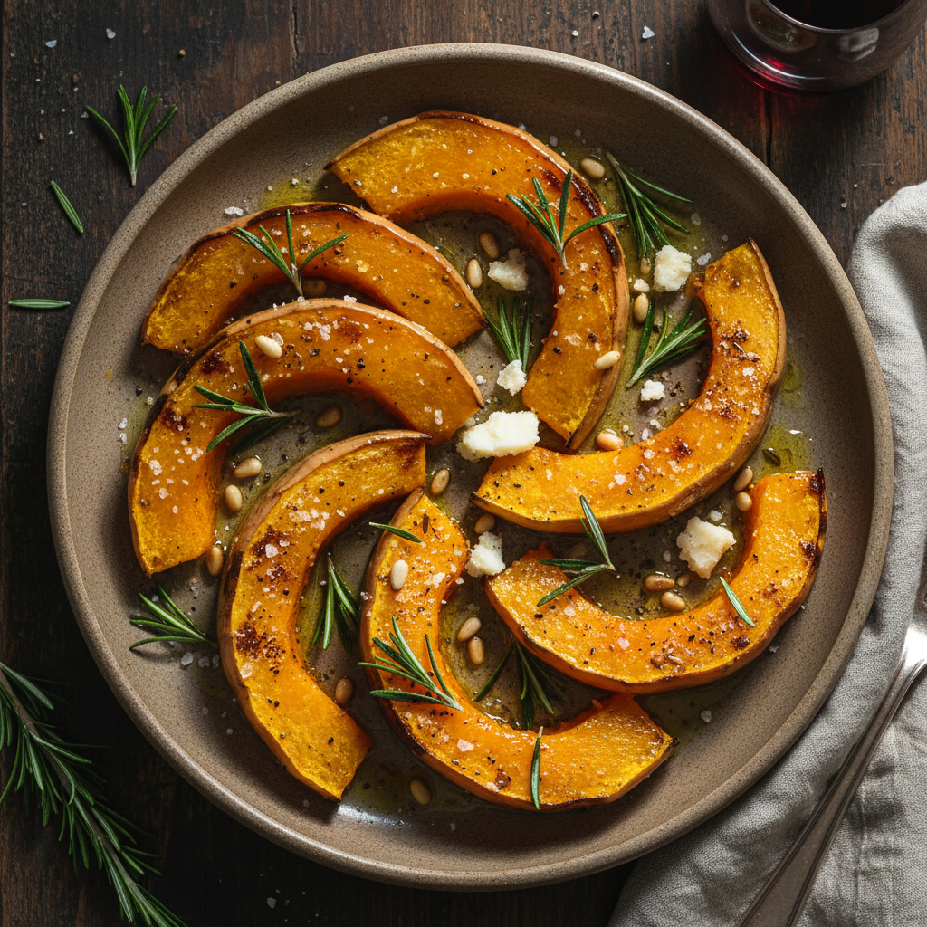 Zucca al Forno con Rosmarino Toscana