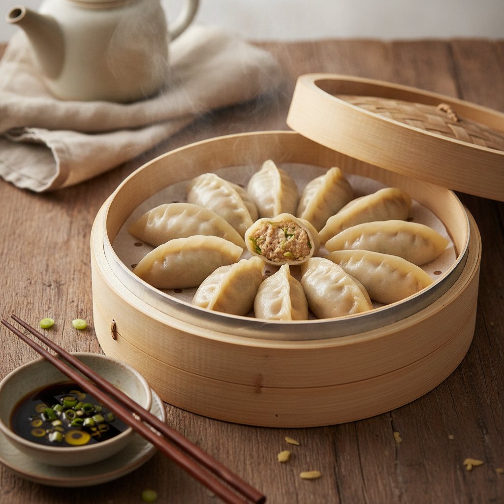 Steamed Chicken Dumplings