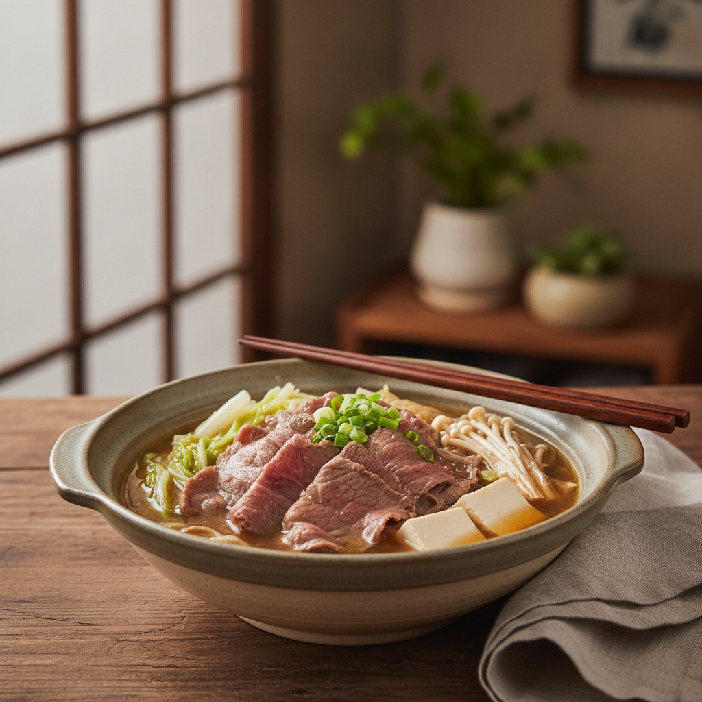 Beef Hot Pot Soup (Low-Calorie)