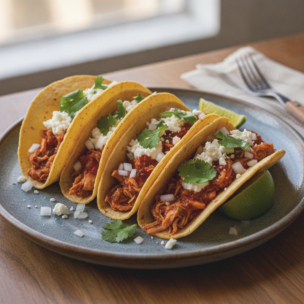 Shredded Turkey Tacos