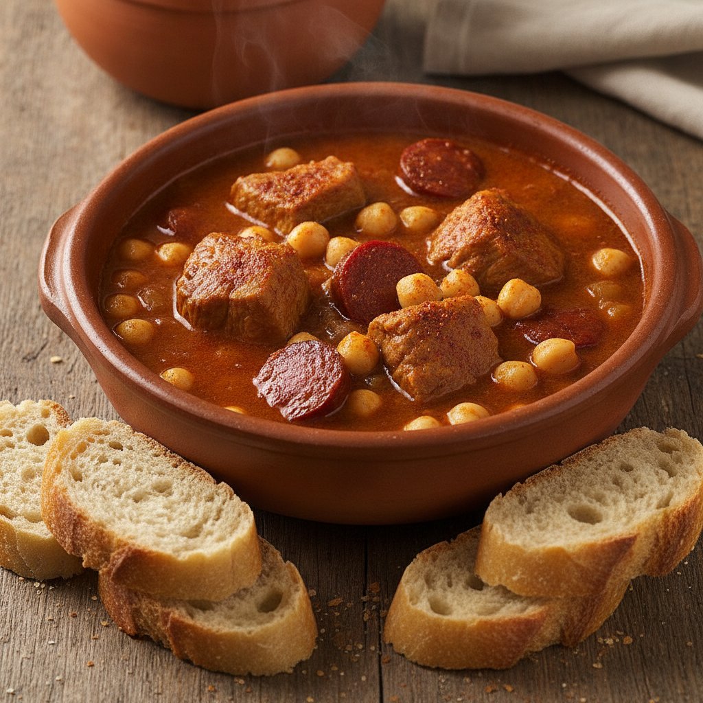 Spanish Pork and Chickpea Stew