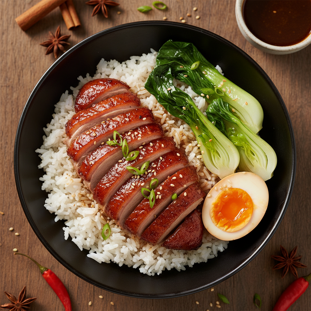 Five-Spice Duck Rice Bowl
