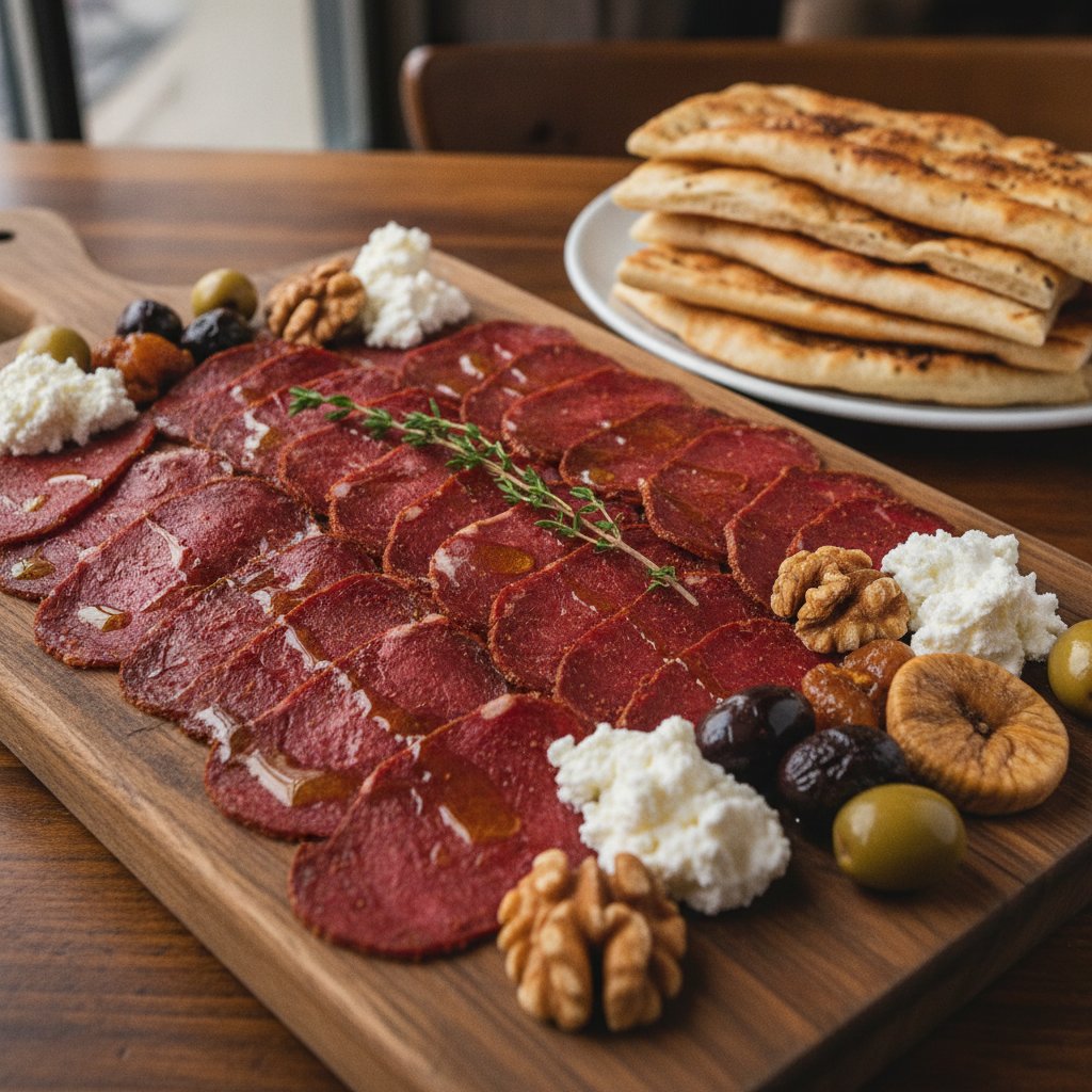 Cured Beef Slices Board