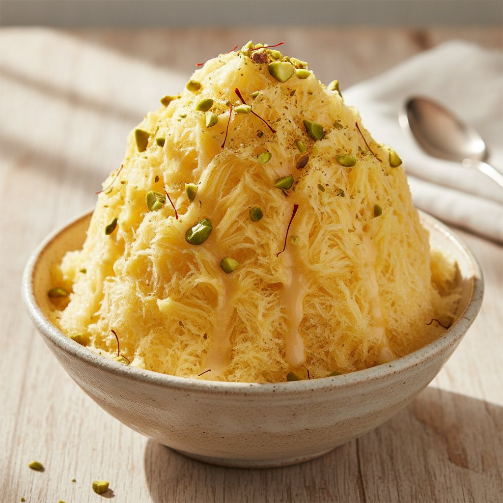Saffron Milk Shaved Ice