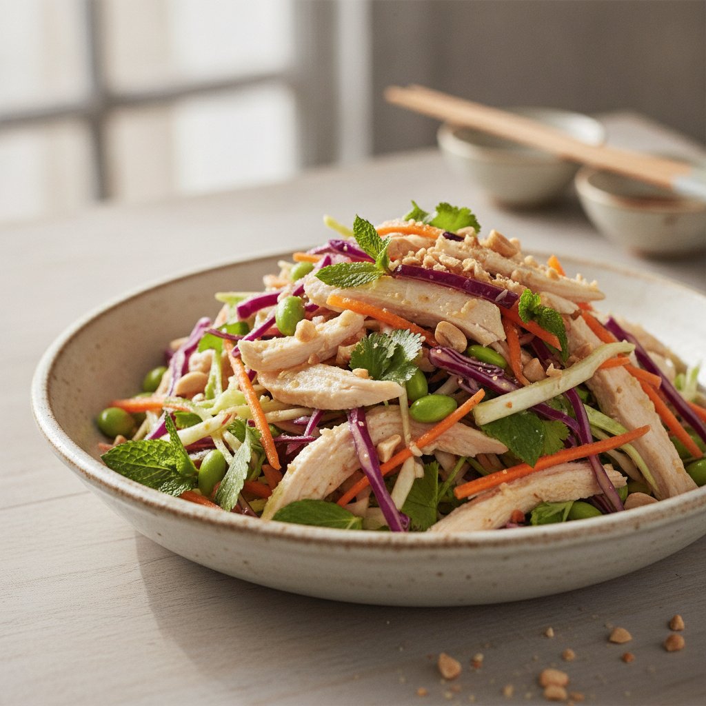 Chicken and Cabbage Salad (High-Protein)